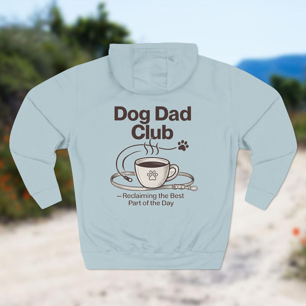 Dog Dad Hoodie — “Dog Dad Club” Cozy Fleece Pullover (Pet Lover Gift)