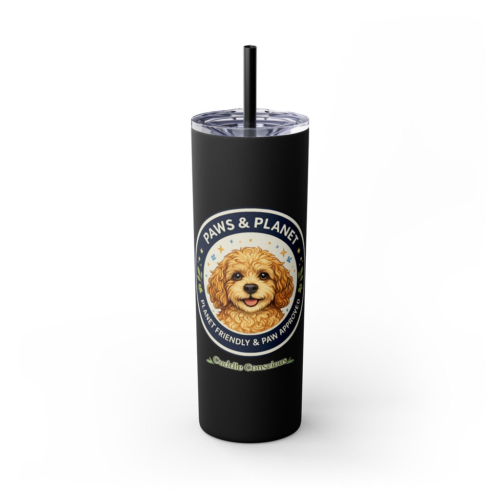 Cuddles Coffee Conscious Logo Pup Design Copy of 20oz Skinny Tumbler