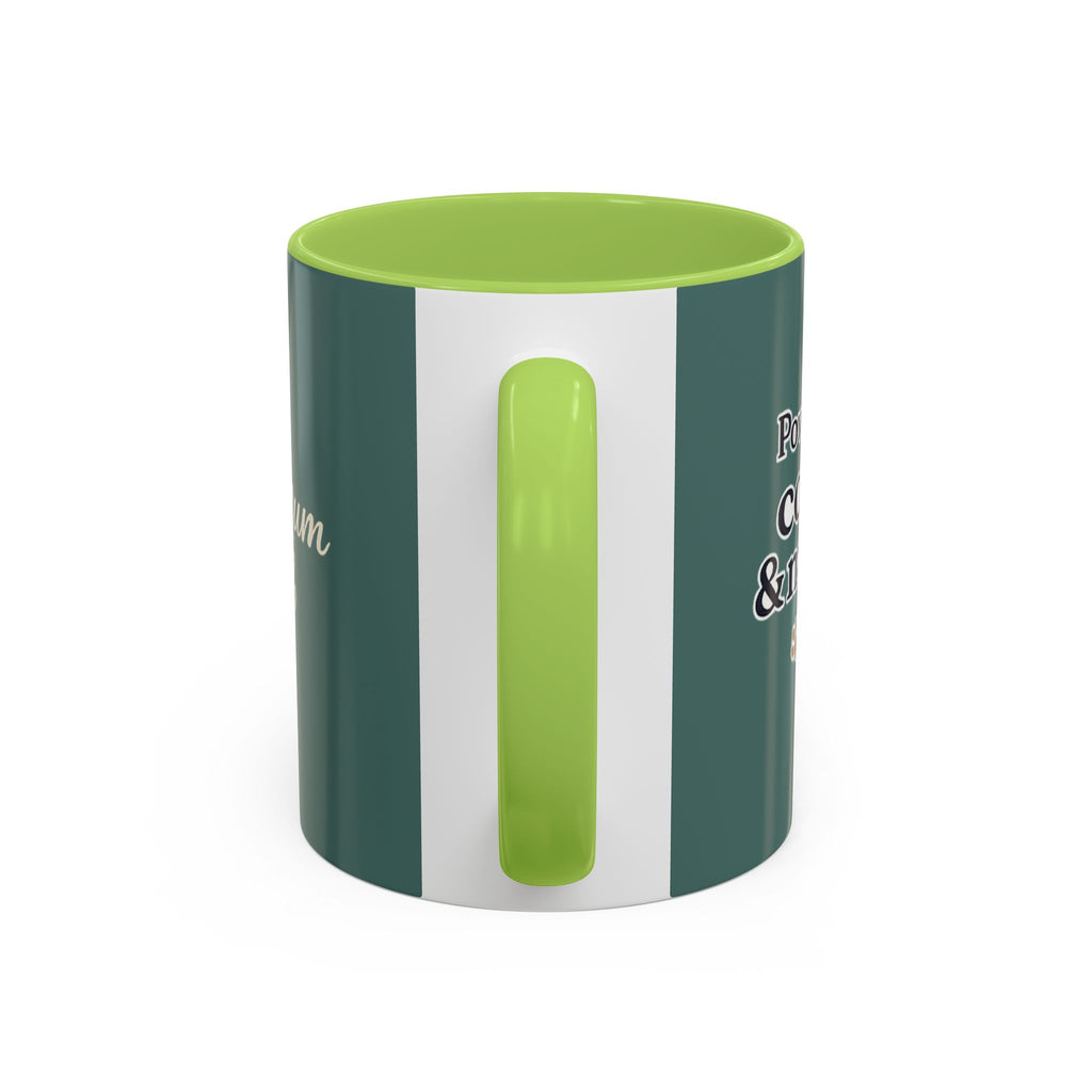 Dog Mum Coffee Mug – “Cuddles. Coffee. Conscious Living.” Accent Mug