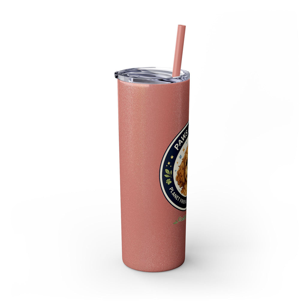 Cuddles Coffee Conscious Logo Pup Design Copy of 20oz Skinny Tumbler