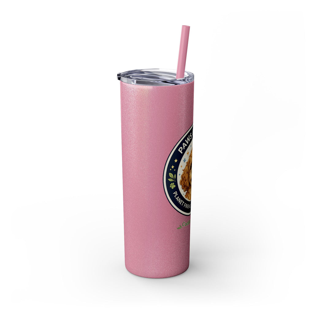 Cuddles Coffee Conscious Logo Pup Design Copy of 20oz Skinny Tumbler