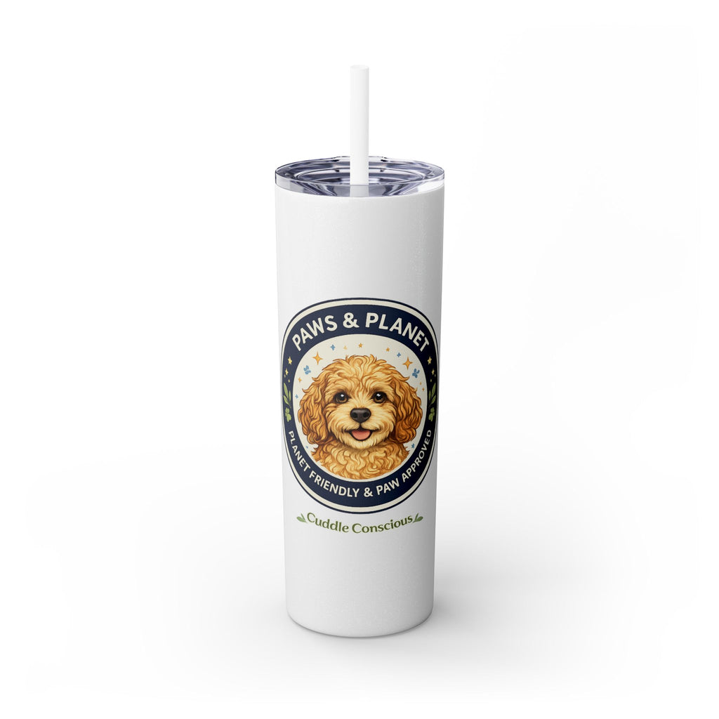 Cuddles Coffee Conscious Logo Pup Design Copy of 20oz Skinny Tumbler