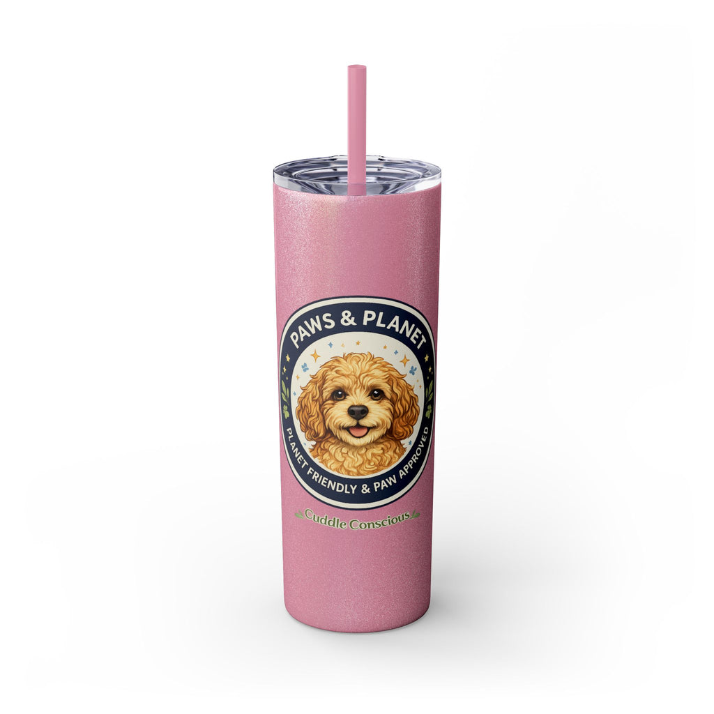 Cuddles Coffee Conscious Logo Pup Design Copy of 20oz Skinny Tumbler