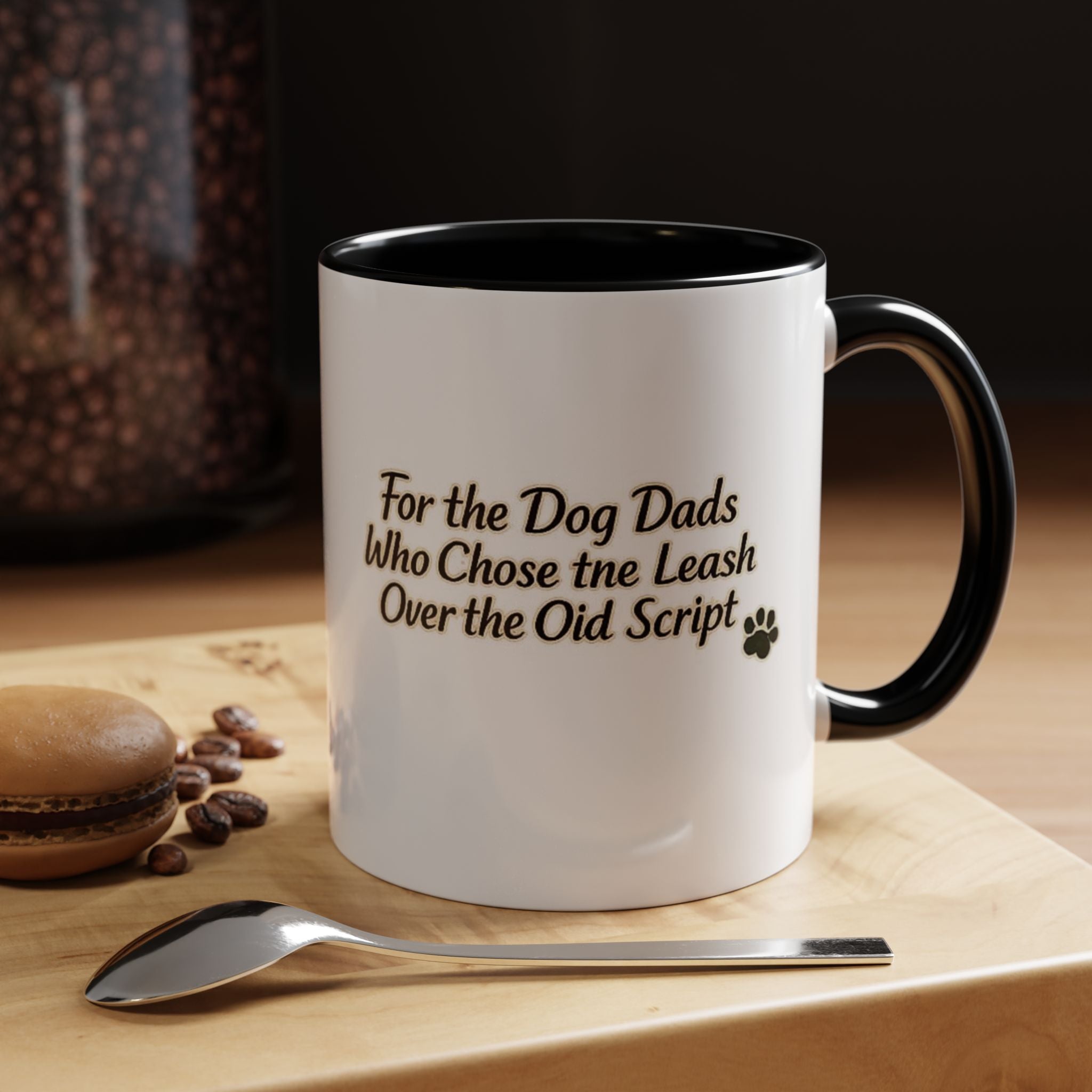 Dog Dad Coffee Mug – "For the Dog Dads Who Chose the Leash Over the Old Script" Accent Mug