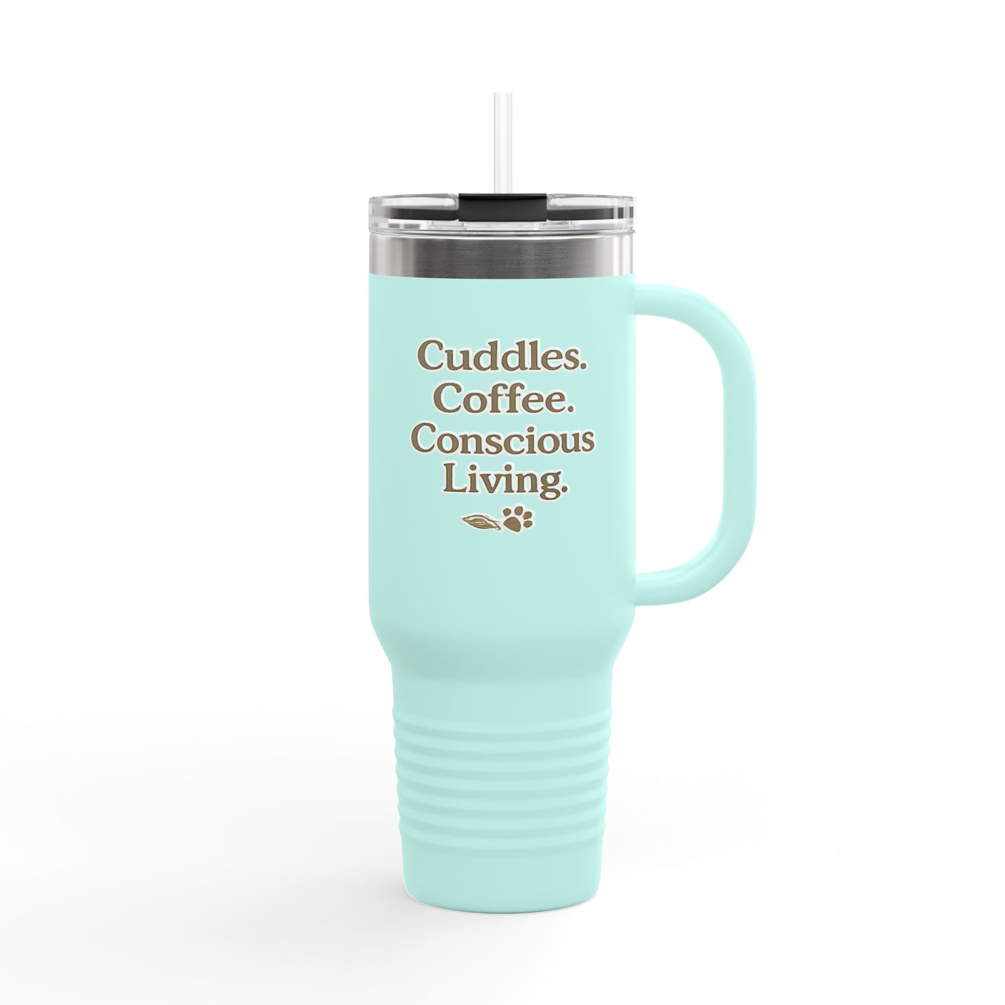 Cuddles & Coffee Conscious Living Tumbler