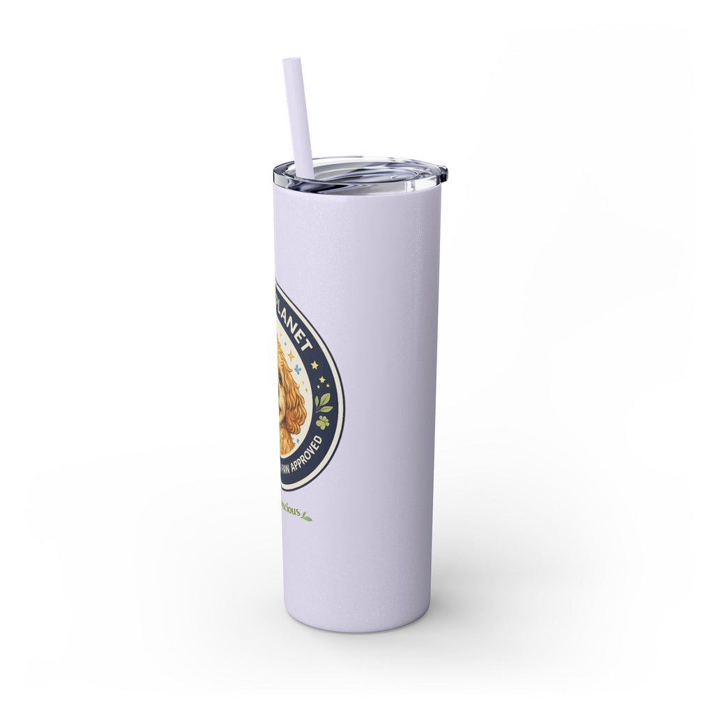 Cuddles Coffee Conscious Logo Pup Design Copy of 20oz Skinny Tumbler