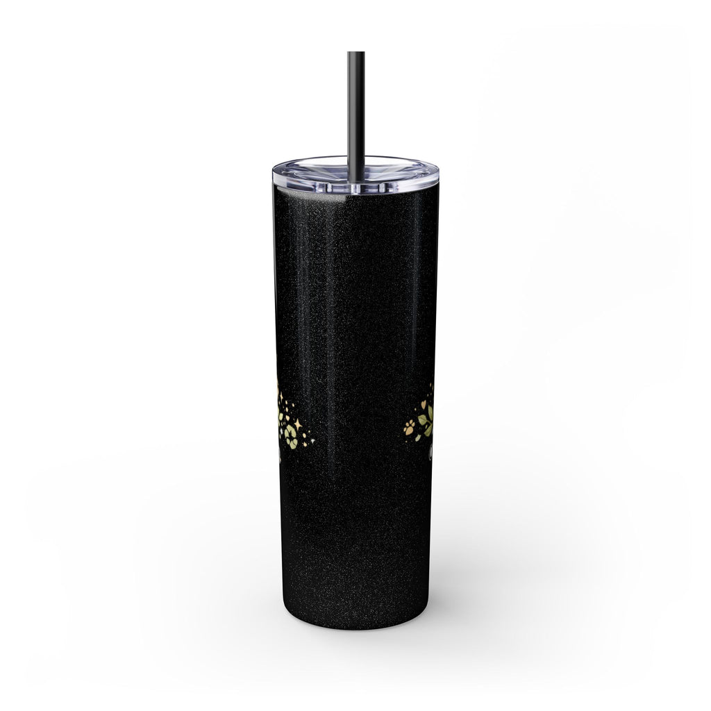 Cuddles Coffee Conscious Pup Design 20oz Skinny Tumbler