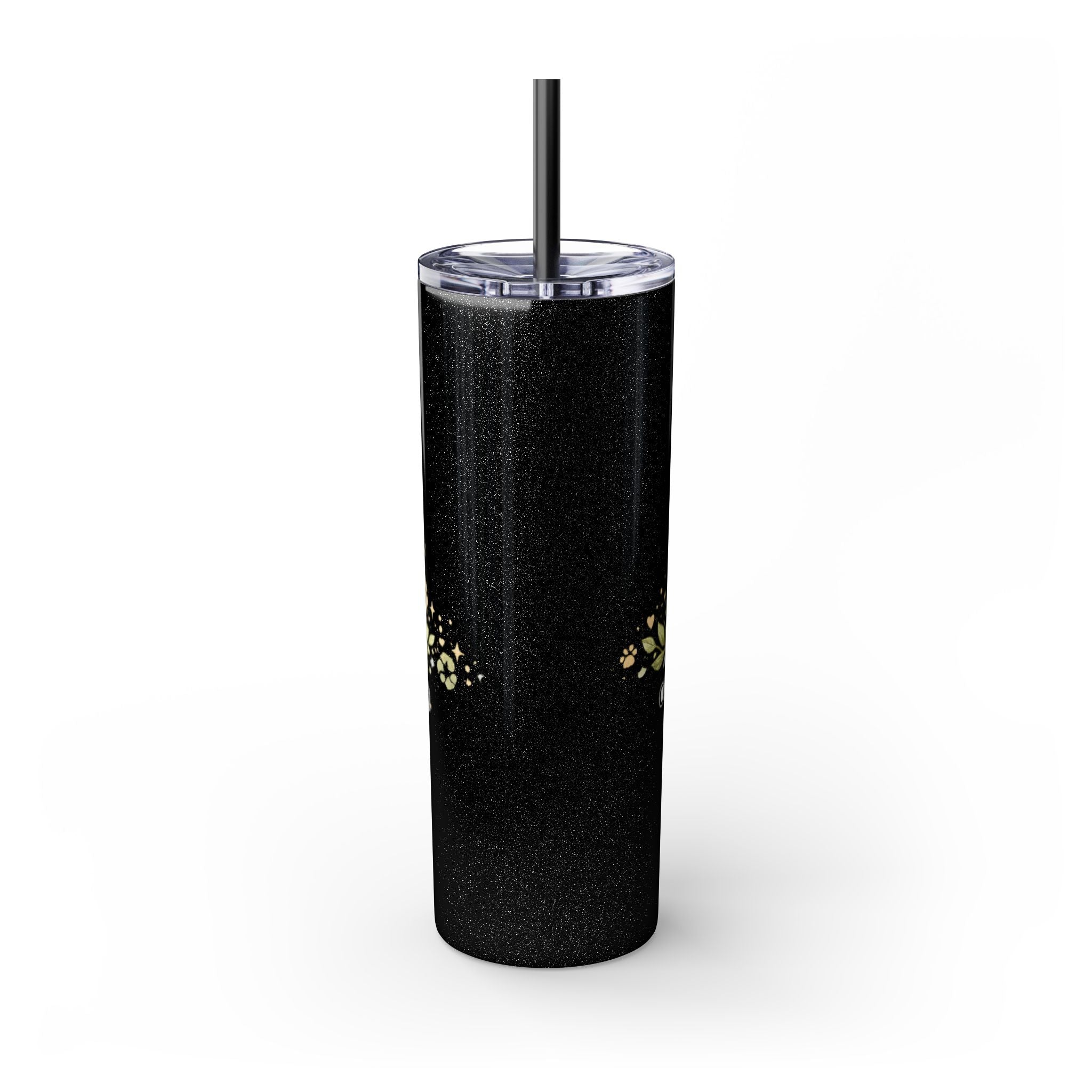 Cuddles Coffee Conscious Pup Design 20oz Skinny Tumbler