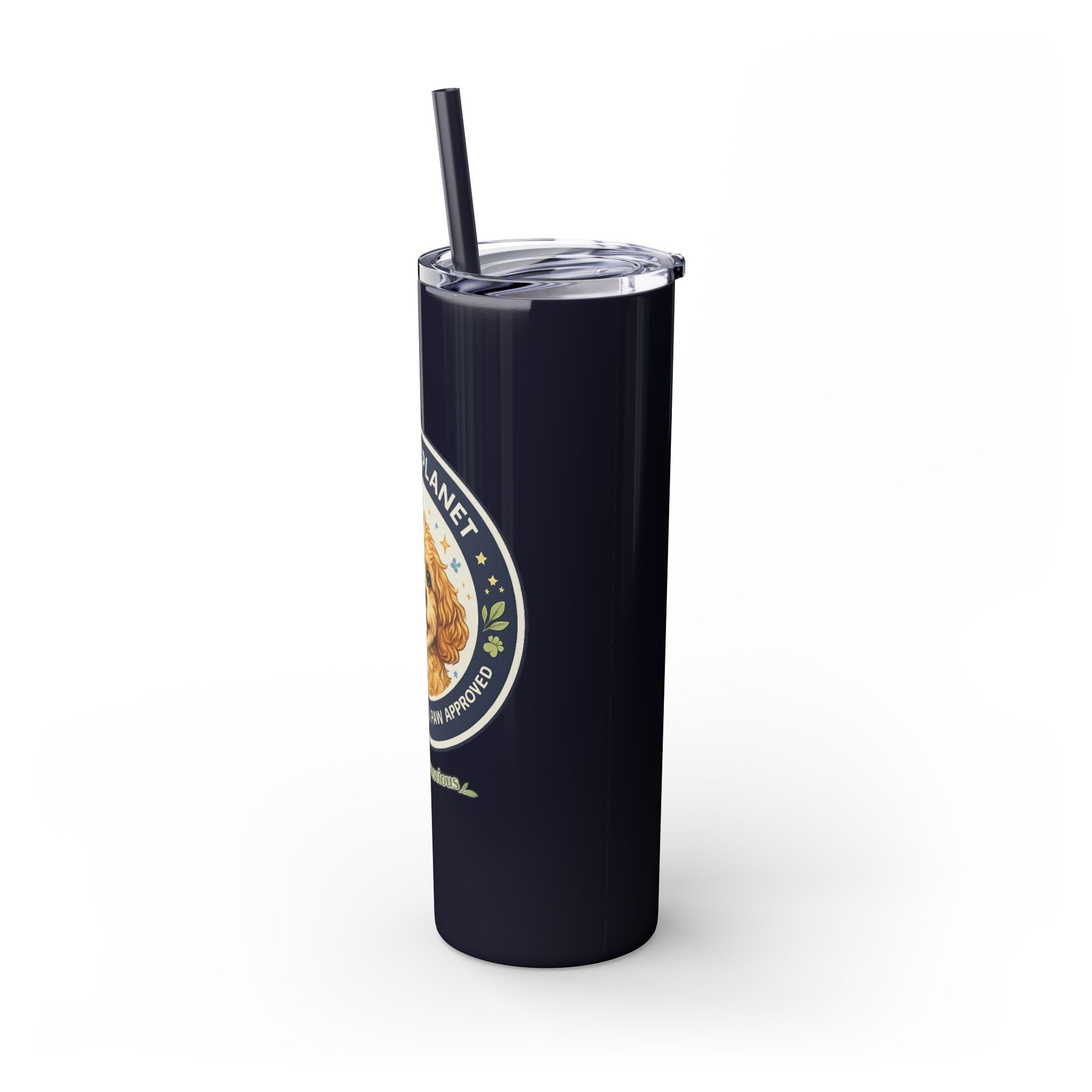 Cuddles Coffee Conscious Logo Pup Design Copy of 20oz Skinny Tumbler