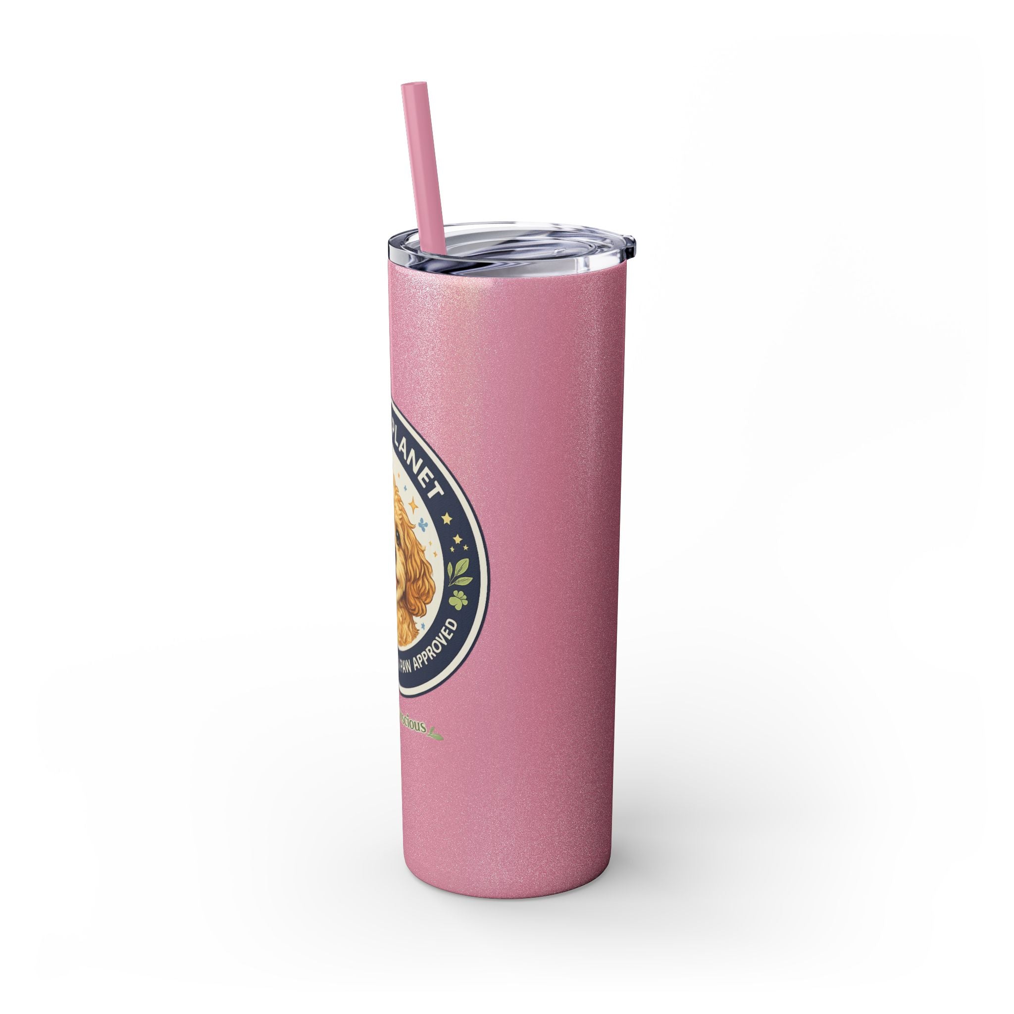Cuddles Coffee Conscious Logo Pup Design Copy of 20oz Skinny Tumbler