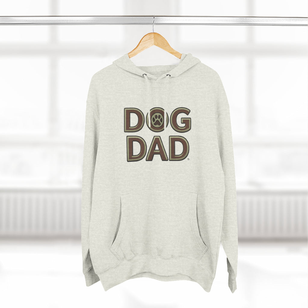 Dog Dad Hoodie — “Dog Dad Club” Cozy Fleece Pullover (Pet Lover Gift)