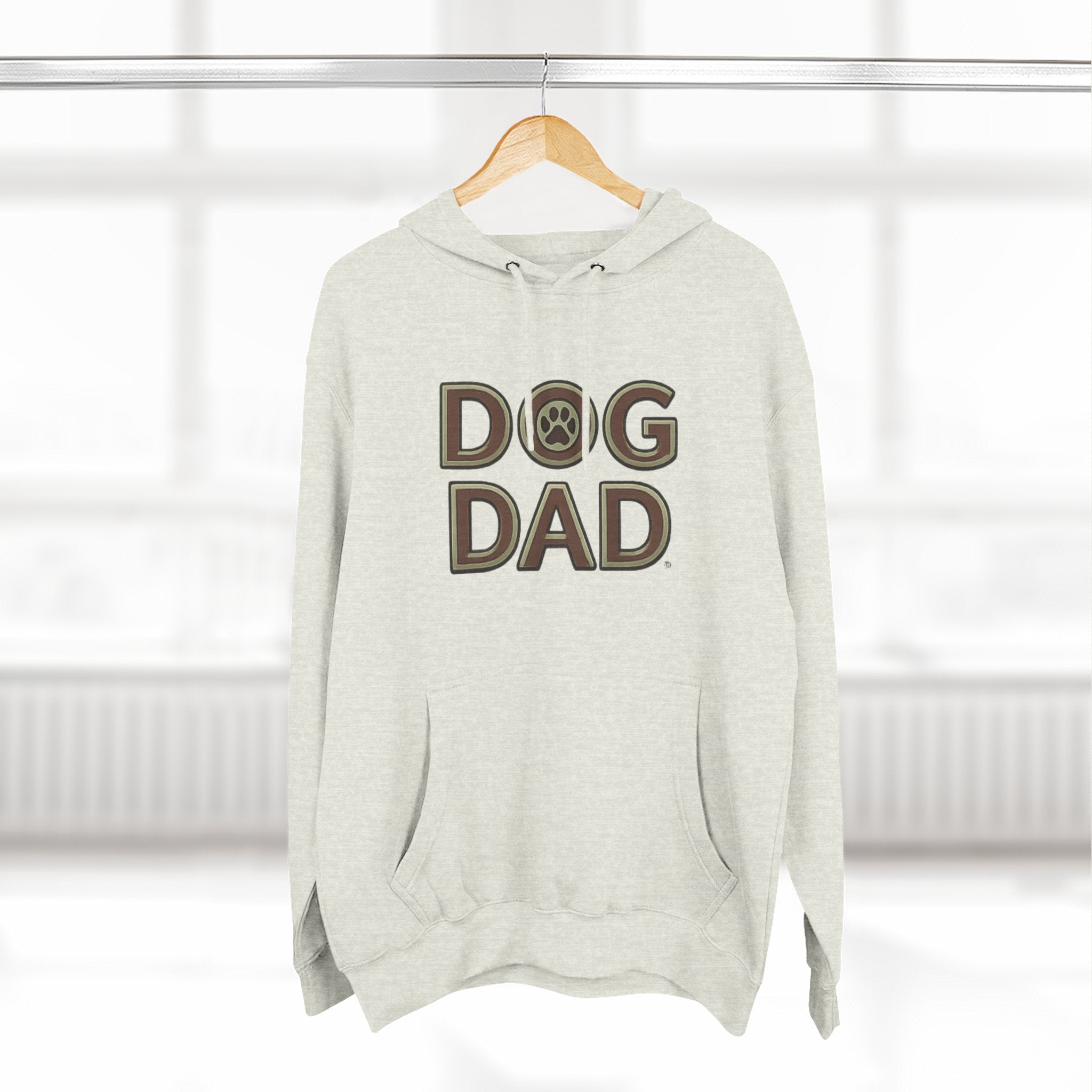 Dog Dad Hoodie — “Dog Dad Club” Cozy Fleece Pullover (Pet Lover Gift)